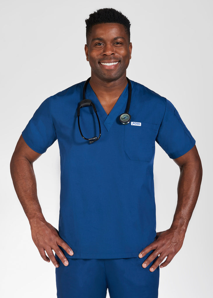 606T | Unisex V-Neck Scrub Top (2XL-5XL)