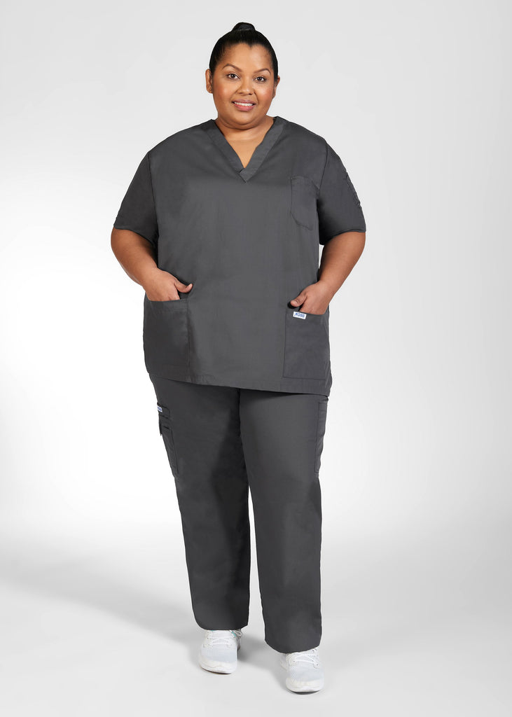 310T | Unisex V-Neck Scrub Top (2XL-5XL)