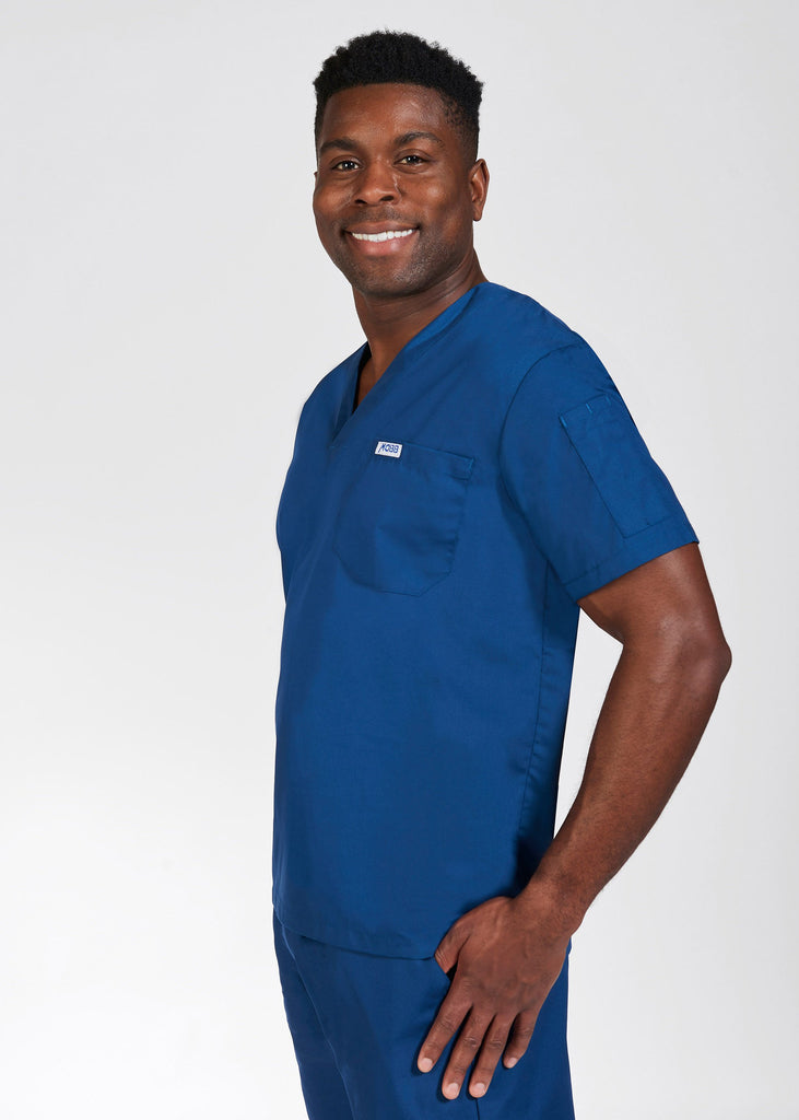 606T | Unisex V-Neck Scrub Top (2XL-5XL)