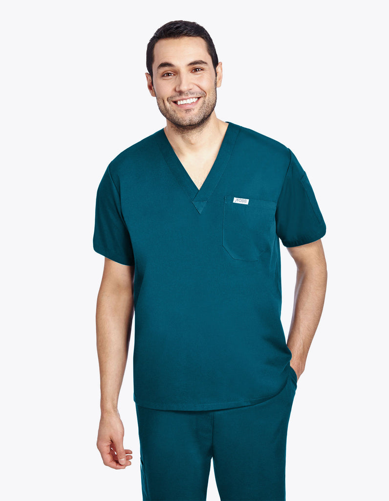 606T | Unisex V-Neck Scrub Top (XXS-XL)