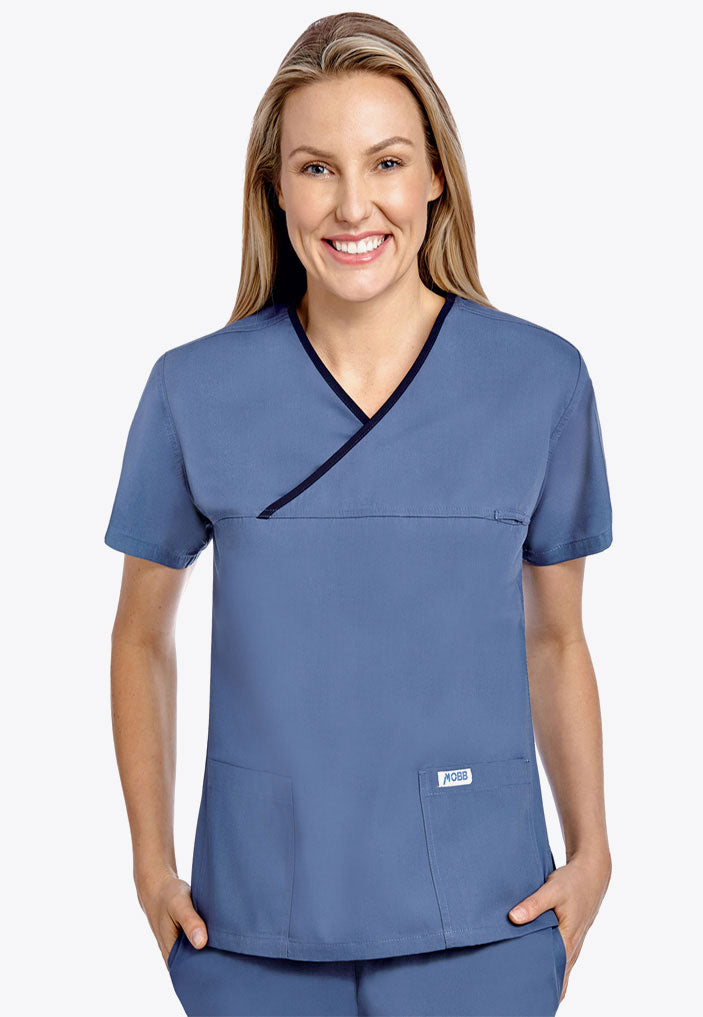 323T |  Criss Cross Scrub Top